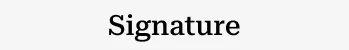 Signature Preview